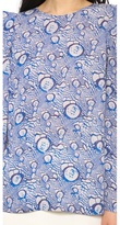 Thumbnail for your product : Willow Long Sleeve Print Silk Top