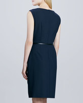 Thumbnail for your product : Magaschoni Sleeveless Asymmetric Ruffle Dress