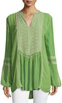 Thumbnail for your product : Tolani Lauren Embroidered Boho Blouse