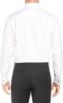 Thumbnail for your product : David Donahue Horizontal Twill Regular Fit Tuxedo Shirt