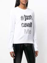 Thumbnail for your product : Just Cavalli logo design sweatshirt