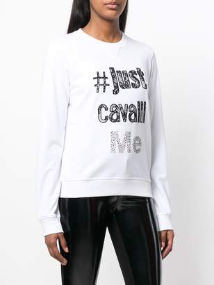 Just Cavalli logo design sweatshirt