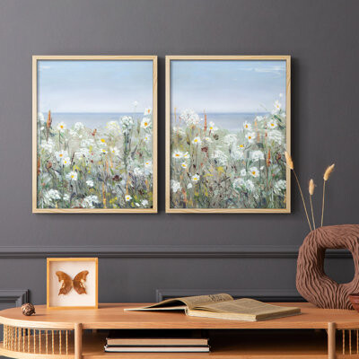 Ebern Designs Wild Sea Breeze I-Premium Framed Print -Ready to Hang - No Nails Required - No Nails Required