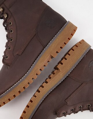 Timberland jackson's landing lace up boots in brown
