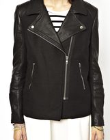 Thumbnail for your product : Essentiel Antwerp Oversized Leather Jacket
