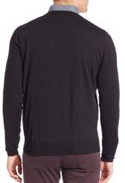 Thumbnail for your product : Canali Solid Merino Wool Sweater