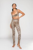 Thumbnail for your product : Ragdoll LA HIGH WAISTED WORKOUT LEGGING Brown Leopard