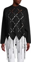 Thumbnail for your product : Proenza Schouler Fringed Laser-Cut Top