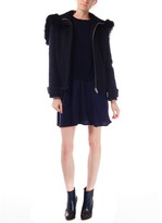 Thumbnail for your product : Vanessa Bruno athé by Babiole Silk Sweater Combo Dress