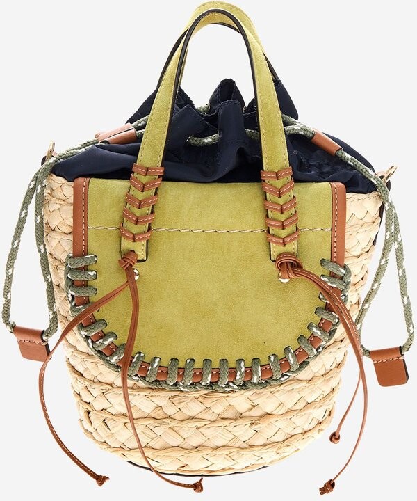 CUBA LAB Habanera Trek Raffia Bucket Bag