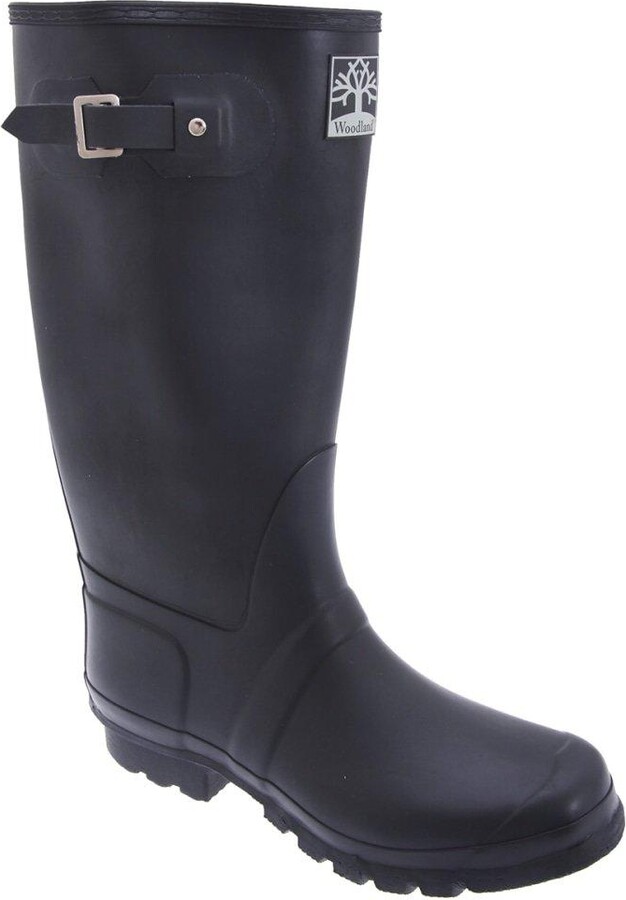 Woodland Quality Strap Wide Fit Wellington Boots - ShopStyle