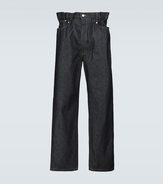 mens wide leg jeans uk