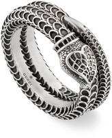 Thumbnail for your product : Gucci Garden silver snake ring
