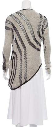 Helmut Lang Asymmetrical Patterned Sweater