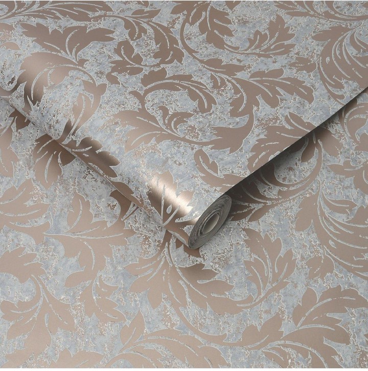 Superfresco Milan Scroll Wallpaper Rose Gold ShopStyle Home