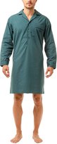Thumbnail for your product : Haigman Men's Easy Care Long Sleeve Nightshirt with Cotton Sleepwear Nightwear (XL)