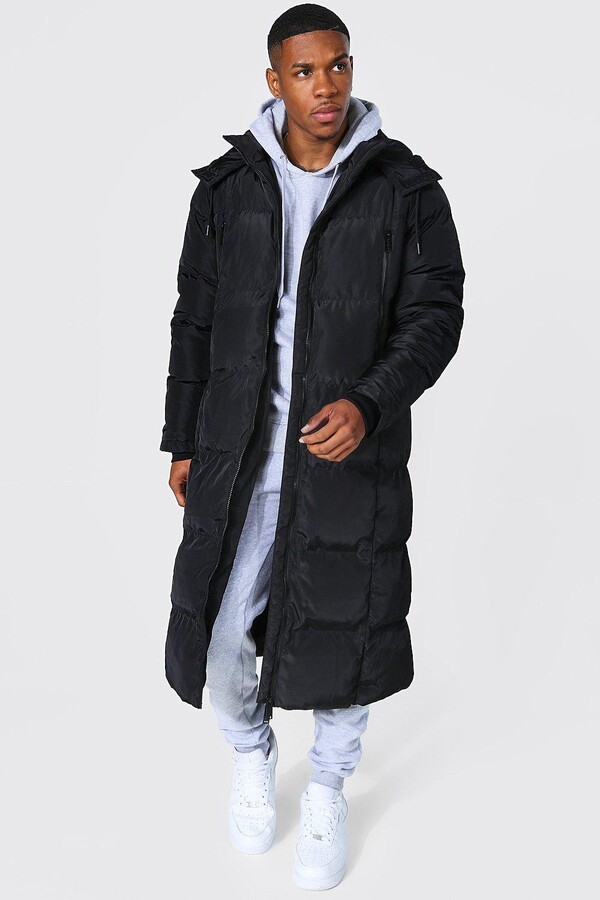 Mens Longline Puffer Jacket | Shop the world's largest collection of  fashion | ShopStyle UK