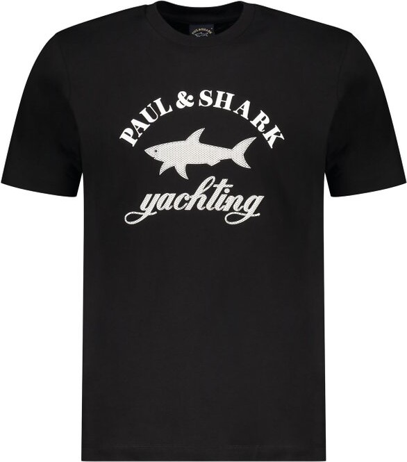 Paul & Shark Shark Fishing Logo T-Shirt