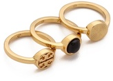Thumbnail for your product : Tory Burch Livia Stacked Ring Set