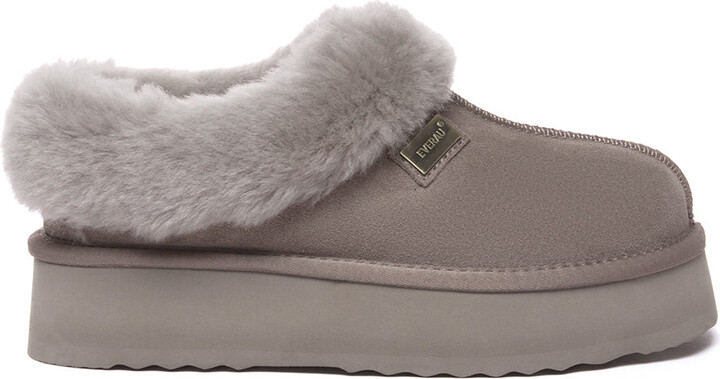 EverAu Australia Women Topknot Leather Slippers