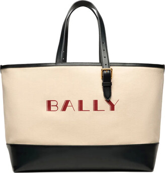 トートバッグ BALLY BECKETT TOTE BAG IN CANVAS Bally Beckett Tote Bag | Neutrals | FARFETCH CA