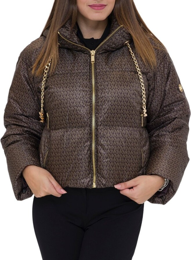 MICHAEL Michael Kors Signature Printed Puffer Jacket - ShopStyle