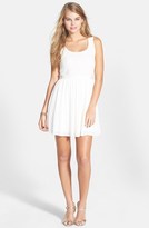Thumbnail for your product : Frenchi Foil Lace Skater Dress