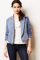 Thumbnail for your product : Corey Lynn Calter Quilted Chambray Blazer