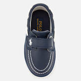 Thumbnail for your product : Polo Ralph Lauren Toddlers' Sander EZ Leather Boat Shoes - Navy/White