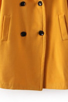 Thumbnail for your product : Faux Woolen Double-breasted Coat
