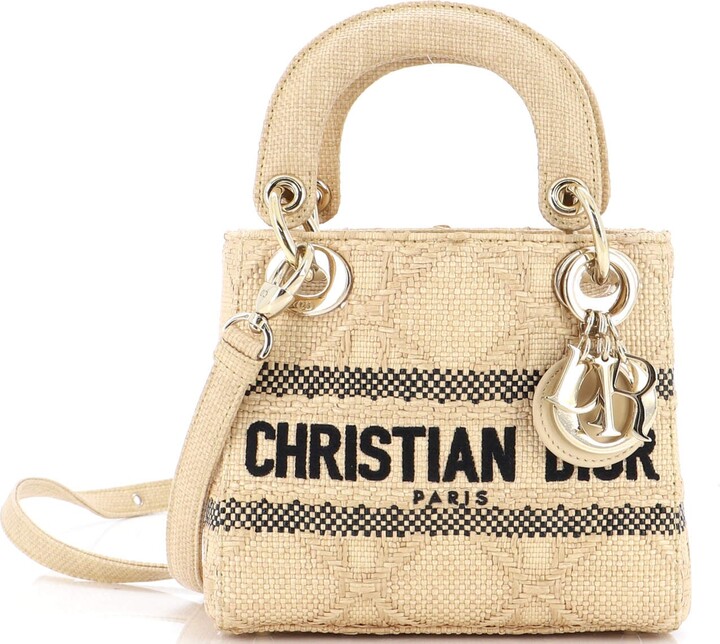 True-to-ORIGINAL] Christian Dior Mini Lady Dior Bag Black For Women 17cm -  Clothingta