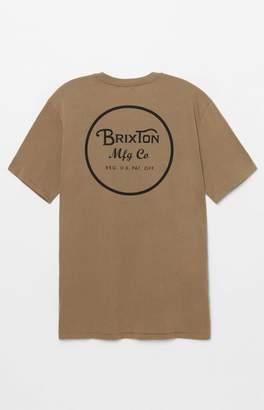Brixton Wheeler II Olive T-Shirt