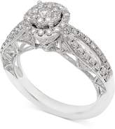 Thumbnail for your product : Macy's Diamond Pavandeacute; Engagement Ring (1 ct. t.w.) in 14k White Gold