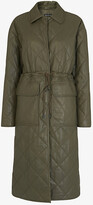 Thumbnail for your product : Whistles Millie quilted leather coat