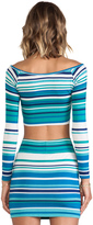 Thumbnail for your product : Rachel Pally Cunningham Crop Top