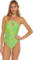 Thumbnail for your product : Trina Turk Trellis Reversible High Neck One-Piece (Multi) Women's Swimsuits One Piece