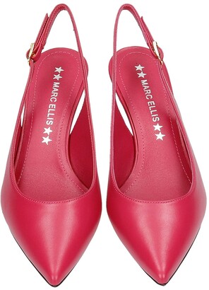 Marc Ellis Summer Pumps In Fuxia Leather