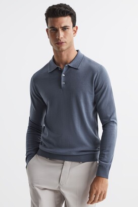 Reiss Merino Wool Polo Shirt - ShopStyle