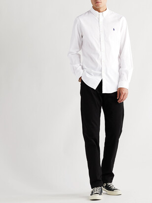 Polo Ralph Lauren Button-Down Collar Garment-Dyed Cotton-Twill Shirt