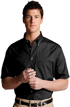 Edwards Garment Men's Big And Tall Button Down Poplin Shirt__4XLT
