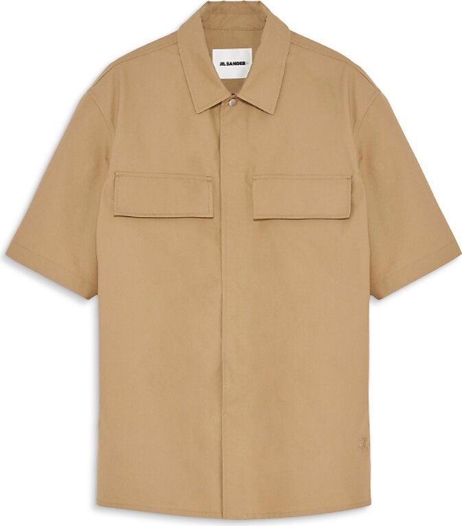Jil Sander Short Sleeve Button Front Shirt