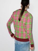 Thumbnail for your product : Molly Goddard Emma intarsia-knit cardigan