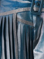 Thumbnail for your product : Marco De Vincenzo Metallic Pleated Skirt
