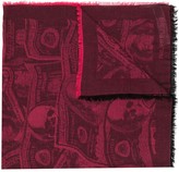 Thumbnail for your product : Philipp Plein Dollar print scarf