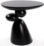 Latitude Run Lucky Stone Beach Side Table, Fiberglass Material. Minimalist Seaside Accessory, Rust Construction. Waterproof And Heat , No Assembly Needed