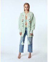 Thumbnail for your product : Hayley Menzies Gloria Embroidered Midi Cardigan