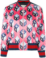 Gucci - patterned jacket - women - Soie/coton/Polyamide/Viscosefibre métallique - 42
