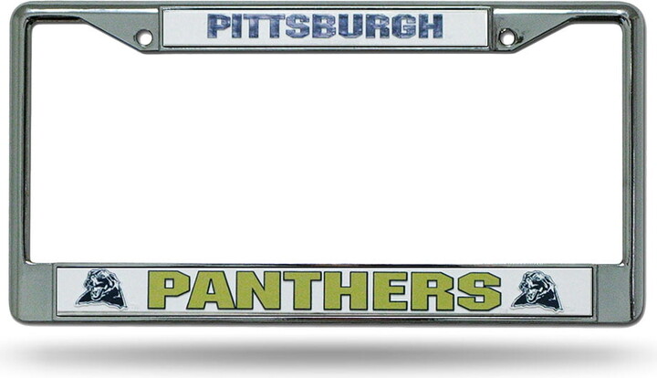 Rico Industries Pittsburgh Panthers NCAA Chrome License Plate Frame