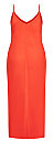 Thumbnail for your product : City Chic V Neck Maxi Dress - papaya
