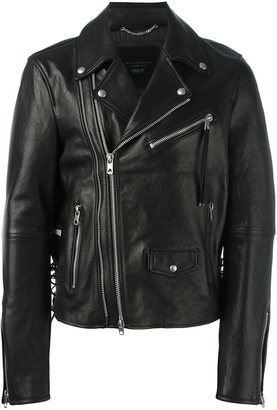 Diesel Black Gold leather biker jacket